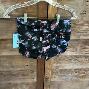 Fleo Dark Mist athletic/gymnastics/tumbling women's shorts NWT